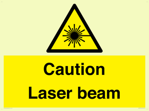 Caution Laser beam